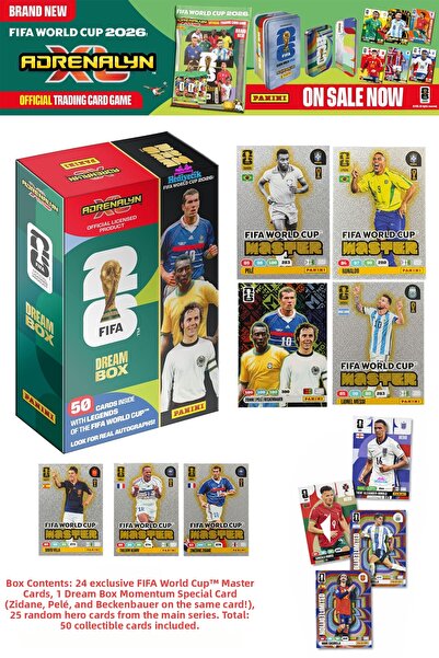 hediyecik مجموعة بطاقات كرة القدم بانيني فيفا كأس العالم 2026 أدينالين إكس إل...