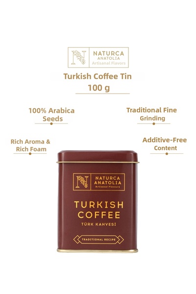 NATURCA ANATOLIA علبة قهوة تركية من ناتوركا 100 جرام