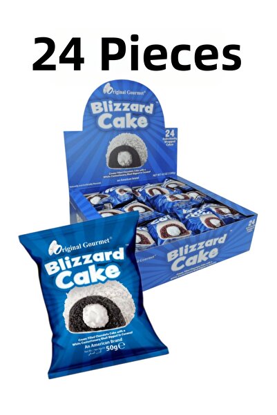 ORIGINAL GOURMET Blizzard Cake Cream Filled Coconut Coated Cocoa Cake 50 Gr X...