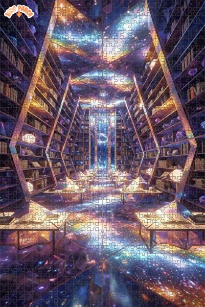 Esranın Dünyası لغز خشبي ذو مظهر فلكي من Universal Library 1000 قطعة 70x50