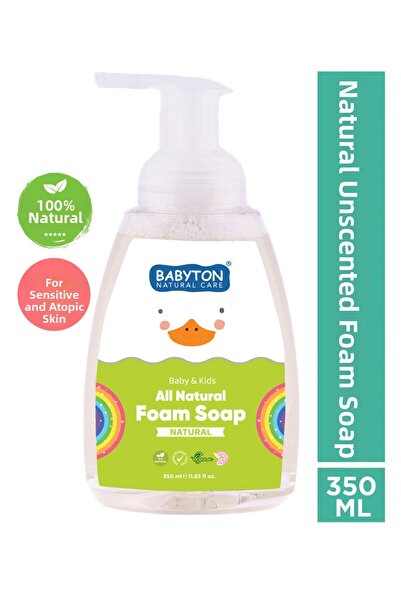 BABYTON Natural Unflavored Foam Soap 350 ml