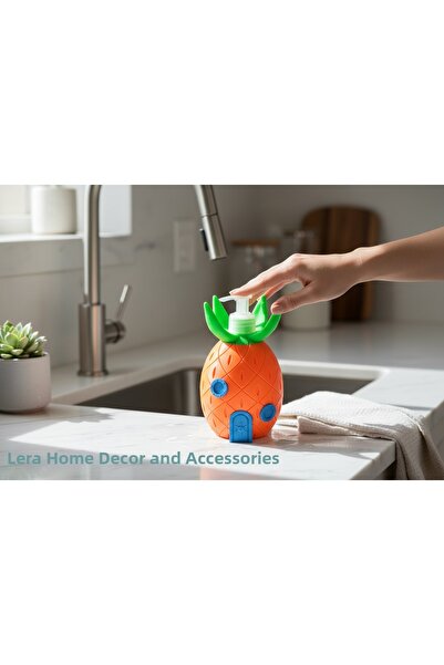 Decolera Dozator de săpun lichid Sponge Bop Ananas Home Designed – Dozator de...