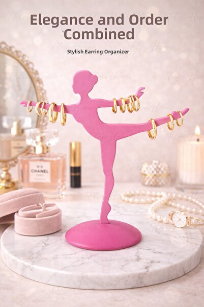 Flow Home Ballerina Design Jewelry Stand Jewelry Organizer Necklace Hanger De...