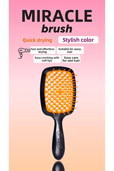 PROCO فرشاة الشعر بيوتي برو ميراكل برش - مقاومة للحرارة - مناسبة للشعر المصبو...