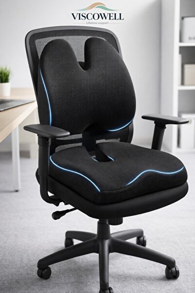 ViscoWell وسادة كرسي المقعد سرج العظام مقعد الذاكرة المنزل مكتب السيارات وساد...