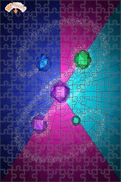 Esranın Dünyası لغز خشبي ذو طبقتين من سكاي رينبو كريستال يورفونز، 150 قطعة، م...