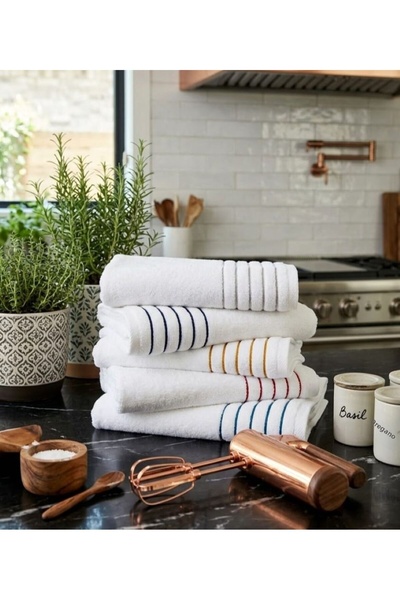 İyi Geceler İstanbul ΣΕΤ ΠΕΤΣΕΤΩΝ ΚΟΥΖΙΝΑΣ 5 ΤΕΜΑΧΙΩΝ WHITE LINE (30 X 50 ΕΚ.)