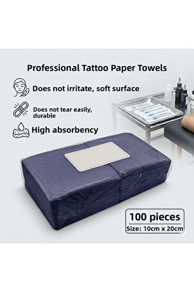 Dragon 102 Pieces Tattoo/Permanent Makeup Removal Towels 10cm X 20cm