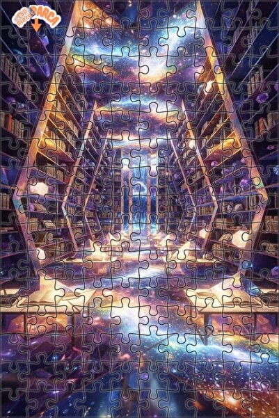 Esranın Dünyası لغز خشبي ذو مظهر فلكي من Universal Library 150 قطعة 20x30