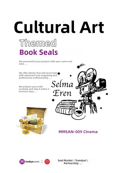 HEDİYENOMİ MühürMarket > ختم كتاب فنون الثقافة والسينما - ختم كتاب > مختوم > ...