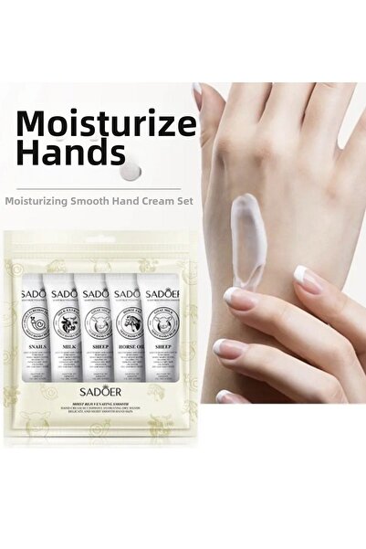 SADOER كريم مرطب ومجدد للبشرة من سلسلة ميلك - 5 قطع، 30 غرام