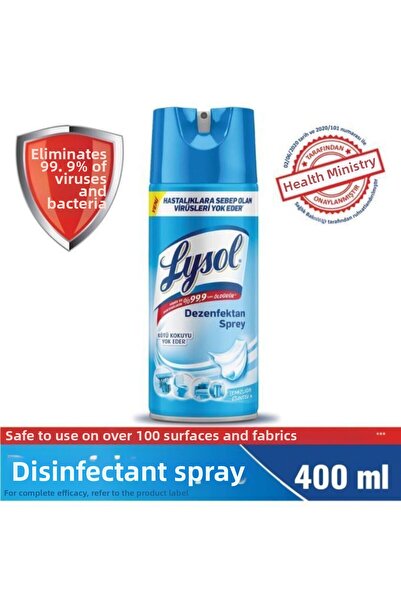 Lysol بخاخ مطهر 400 مل - لجميع الأسطح - التنظيف ضروري كشغف
