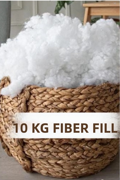 Elyaf Sepeti 100% silicon de calitate superioară, 10 kg, fibre de mărgele alb...