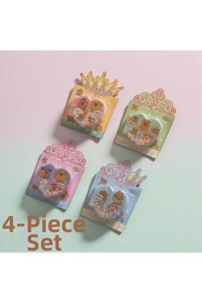 Beimo مجموعة كابي بارا سولو تشينيتد ميني نوت بوك مكونة من 4 قطع