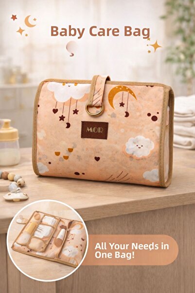 MorPort Mother Baby Care Organizer Bag in 1 Crib / Changing Table Organizer I...