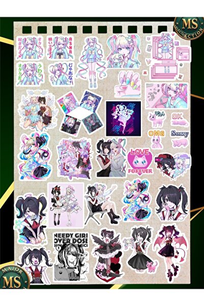 Major Selection Needy Streamer Overload Ame-chan x Kangel Set de stickere ani...