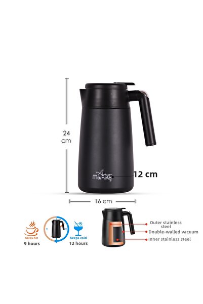 Any Morning Termos Si232250 Negru 1,2 L