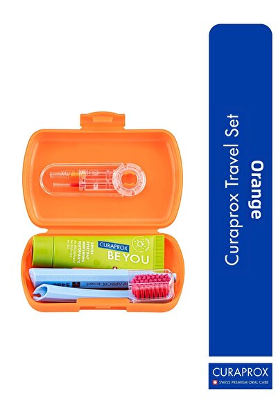 Curaprox Dental Care Travel Set Orange