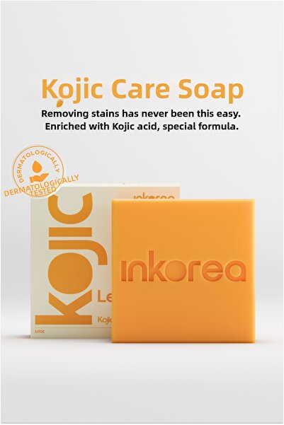 İnkorea صابون تنظيف الوجه بحمض الكوجيك المضاد للعيوب ومعادل لون البشرة / صابو...