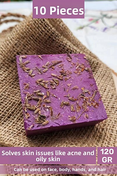 Carlburn # صابون طبيعي 100% برائحة جميلة لليدين والوجه والشعر والبشرة والجسم،...