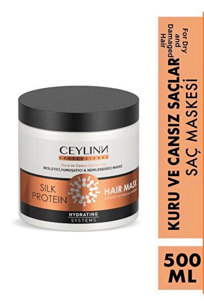 Anil Professional Cosmetics قناع الشعر ببروتين الحرير من سييلين 500 مل