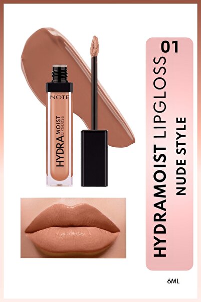 NOTE Hydramoist Lipgloss Nemlendirici Dudak Parlatıcısı - 01 Nude Style - Nud