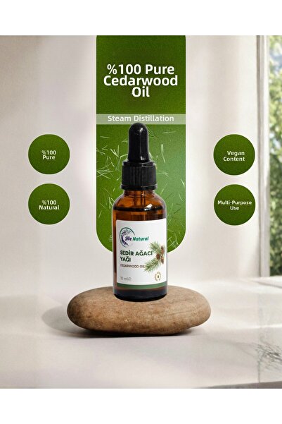 Şile Natural زيت شجرة الأرز النقي 100% - زيت طبيعي للعناية بالشعر والبشرة - 1...