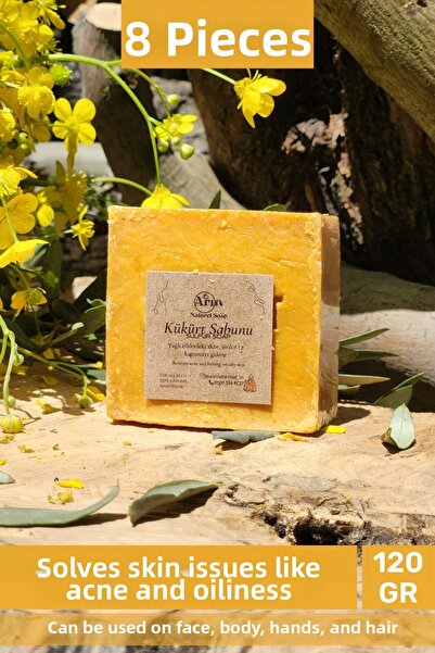 Carlburn # صابون طبيعي 100% برائحة جميلة لليدين والوجه والشعر والبشرة والجسم،...