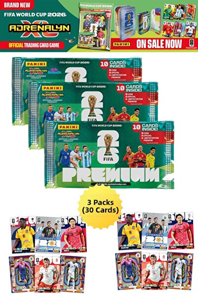 hediyecik Panini Fifa World Cup 2026 Adrenalyn XL Premium Card Pack –Fifa Pre...