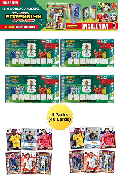 hediyecik Panini World Cup Fifa World Cup 2026 Adrenalyn XL Premium Card Pack...