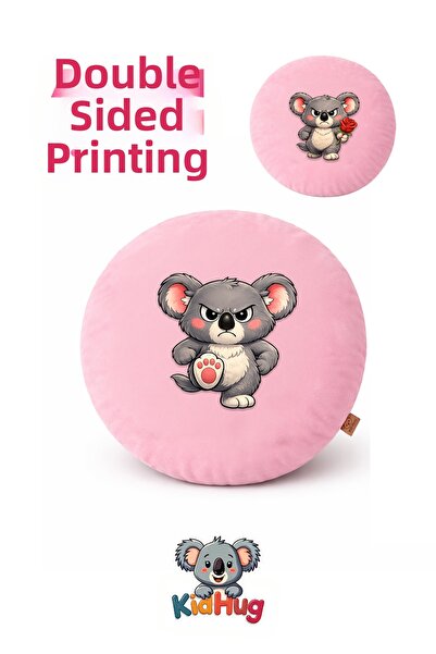 KidHug Grumpy Lover Sweet Gift Pillow Reversible Plush – Soft with Silicone F...