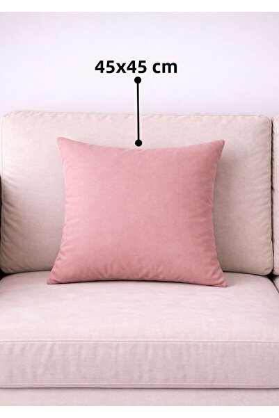 Elen's Velvet D Textured S Suede Island Pouf Y Pillowcase Economic Elegant fo...