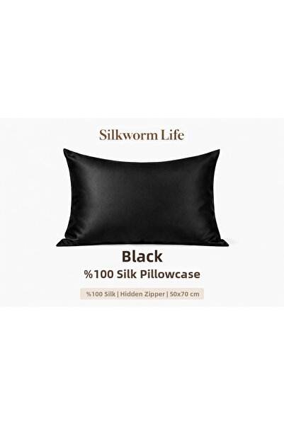 silkwormlife 100% 1 Piece Silk Pillowcase (50 cm -70 cm) with Zipper