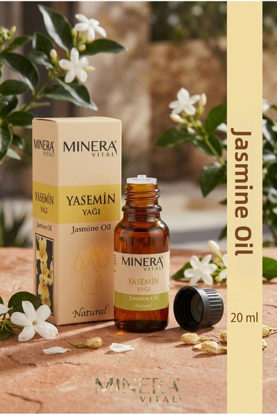 MİNERA VİTAL زيت الياسمين 20 مل (زيت الياسمين) زجاجة زجاجية مع قطارة