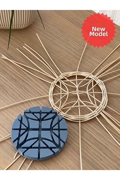 Mady Aksesuar Rattan Knitting Mold, Template, Pattern, Template Model No -36