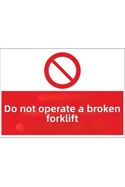 Sendegelal 21X30 cm Composite Occupational Safety Warning Sign – Caution, Pro...