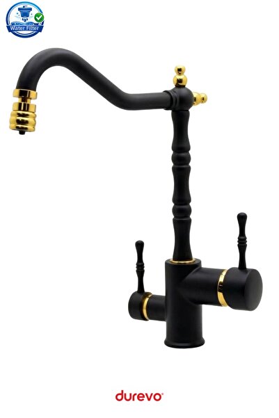 DUREVO Su Aritmali Rustic Vintage Kitchen Faucet Zen Design - Swivel Head Fea...