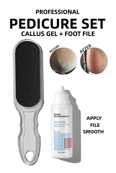 MOMO professional Advantageous Set of 2 for Pedicure, Callus Remover Gel 125 ...