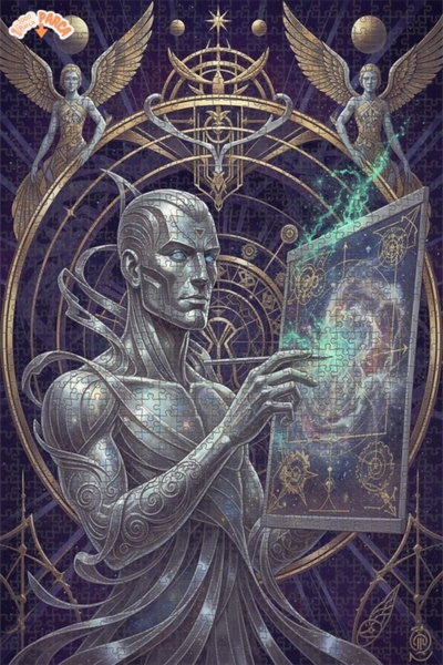 Esranın Dünyası Space Knowledge Artist Double-Layer Framed Wooden Puzzle 1000...