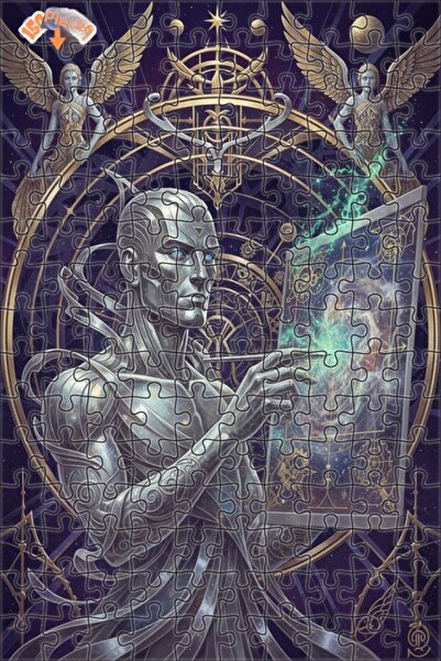 Esranın Dünyası Space Knowledge Artist Double-Layer Framed Wooden Puzzle 150 ...