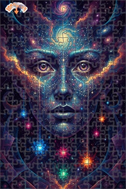 Esranın Dünyası Universal Face Double Layer Framed Wooden Puzzle 150 Pieces 2...