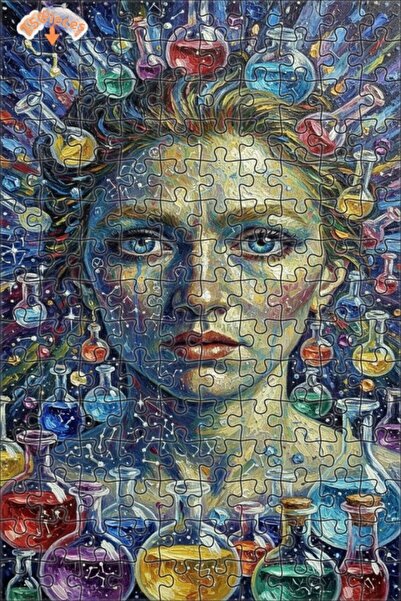 Esranın Dünyası ألغاز الكون لوحة زيتية مكونة من مزدوج الطبقات إطارًا من الخشب...