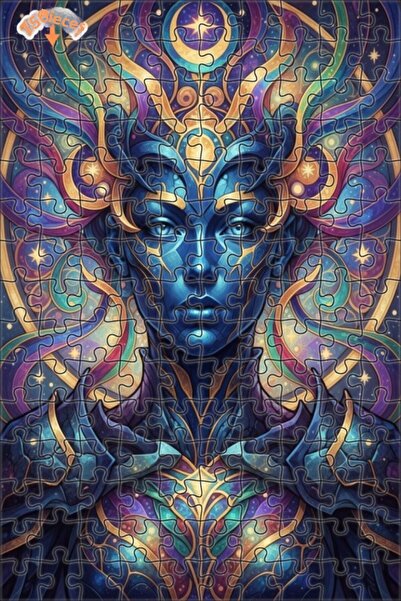 Esranın Dünyası لغز فني للسيدات من سيريز كوزميك ميستيك بمظهر لوحة زيتية 150 ق...