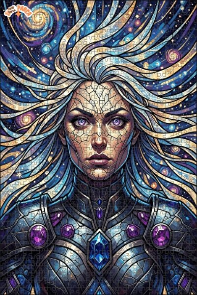 Esranın Dünyası Woman of the Universe Double Layer Framed Wooden Puzzle 1000 ...