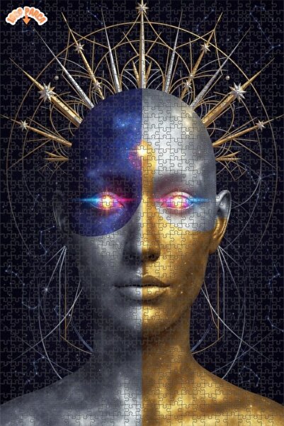 Esranın Dünyası Universal Face Double Layer Framed Wooden Puzzle 1000 Pieces ...