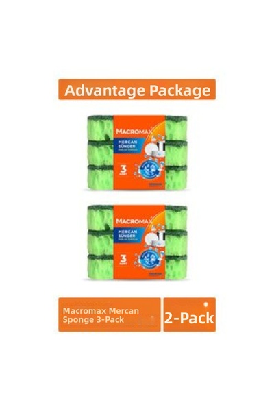 MATMEL 5 Pieces of Macromax Coral Sponge 2 X 3 Pieces