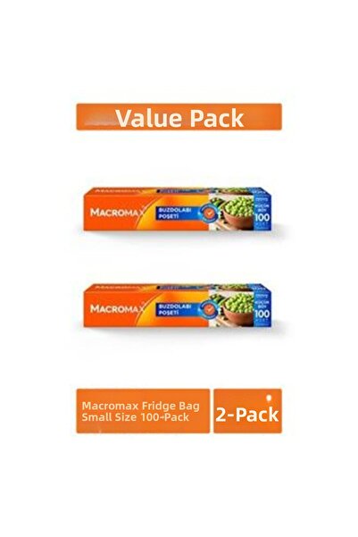 MATMEL 4 قطع حقيبة ثلاجة ماكروماكس حجم صغير 2 × 100 قطعة