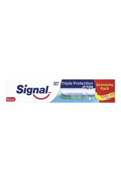 Signal 4 معجون أسنان ثلاثي الحماية 120 مل
