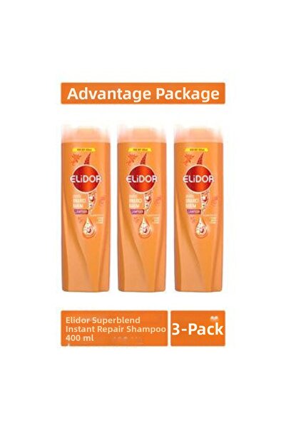 Elidor 1 Piece Superblend Instant Repair Shampoo 3 X 400ml
