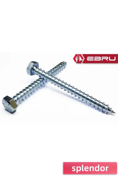 esplendor برغي برأس سداسي 6 مم قطر 100 مم طول 100 قطعة